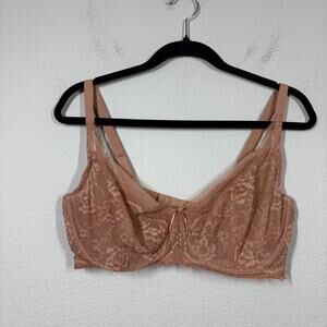 Skarlett Blue Womens 38DDD Minx Balconette Bra Underwire Brown Camel 1733100